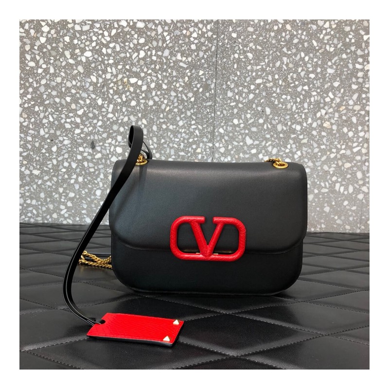 Valentino Garavani Vlock Calfskin Shoulder Bag 0027