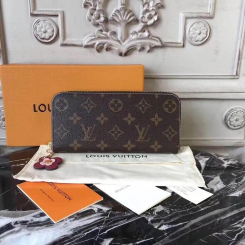 Louis Vuitton Monogram Cavas Clemence Wallet M64201