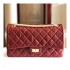Chanel 2.55 Aged Calfskin Leather Flap Bag A37586
