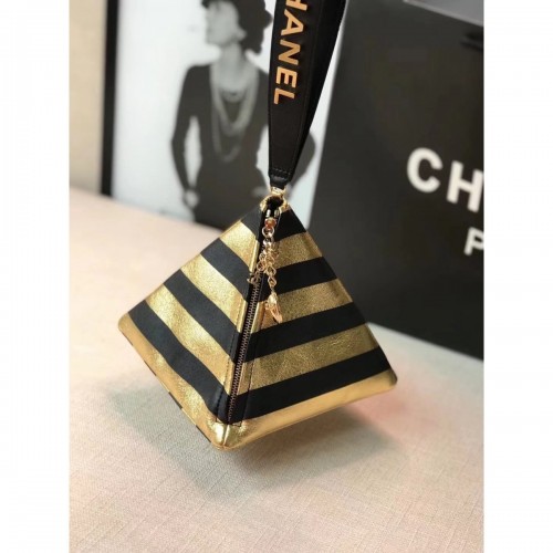 Chanel Pyramid Bag AS0688 Gold/Black