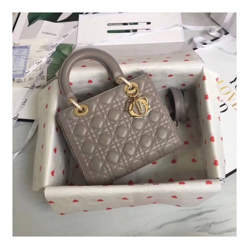 Christian Dior Lambskin Lady Dior Bag 44551