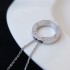 Cartier Love Necklace Diamond-paved B7058000 White gold