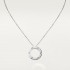 Cartier Love Necklace 3 Diamonds B7014600 White gold