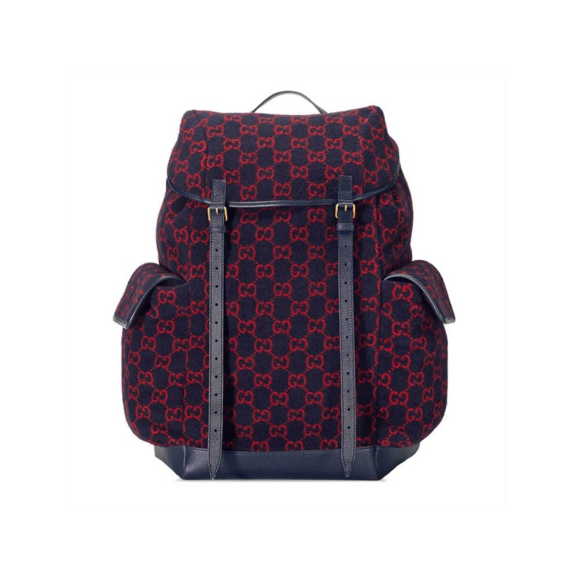 Gucci Large GG Wool Backpack 598182
