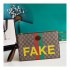 Gucci 'Fake/Not' Print Print Pouch 636171