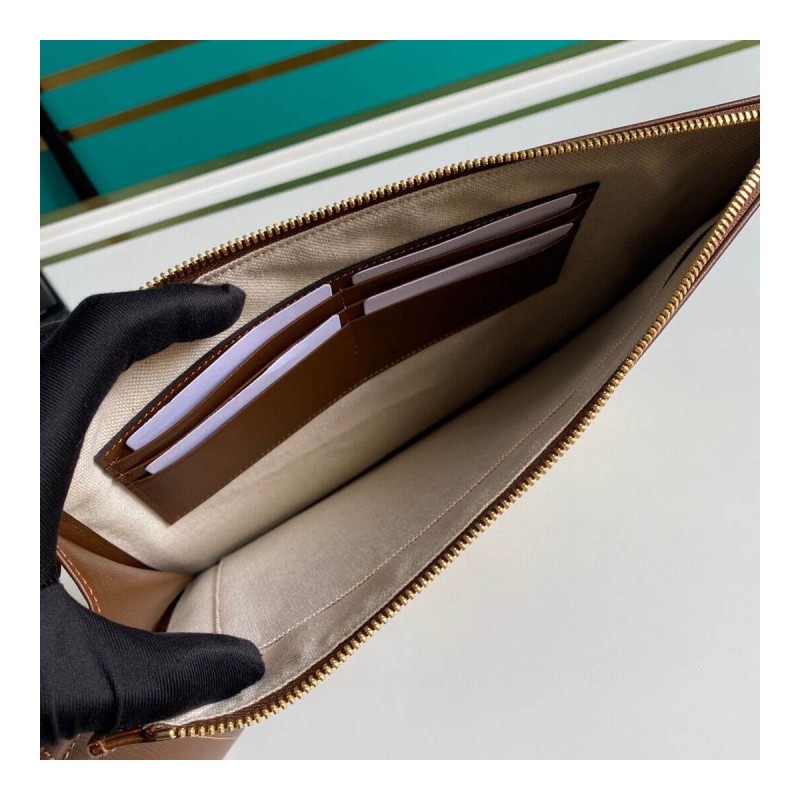 Gucci 'Fake/Not' Print Print Pouch 636171