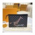 Louis Vuitton Damier Graphite Stamps Pochette Voyage MM N64605