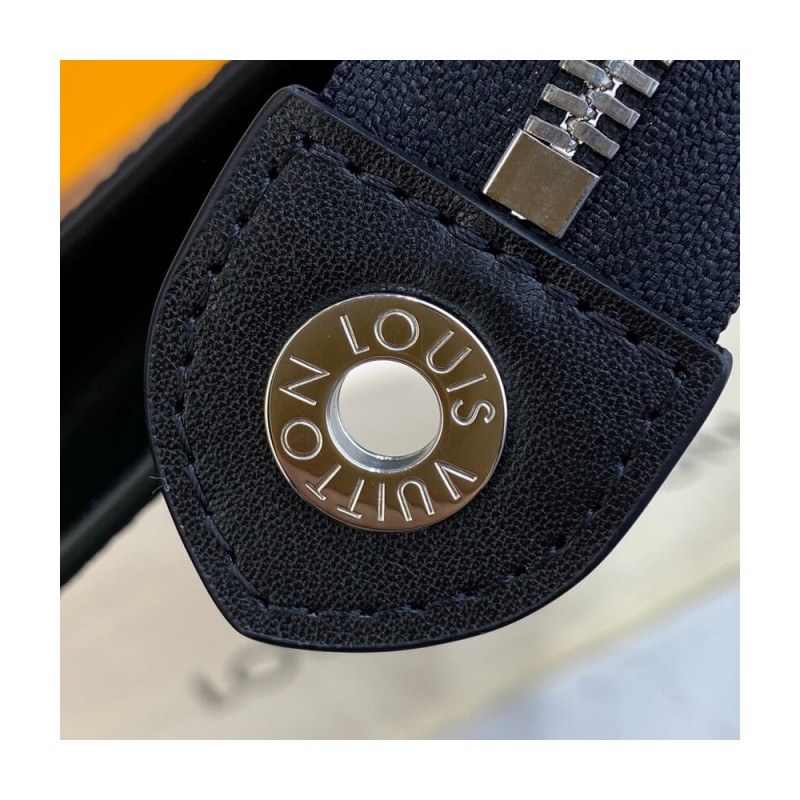 Louis Vuitton Damier Graphite Stamps Pochette Voyage MM N64605