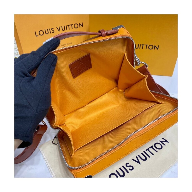 Louis Vuitton LVxNBA Orange Leather Handle Trunk M45785