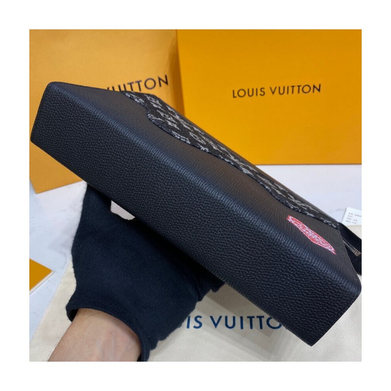 Louis Vuitton x Nigo Pochette Voyage MM M45961 Black