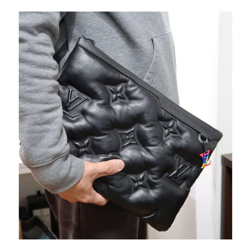 Louis Vuitton Lambskin Leather A4 Pouch M68775