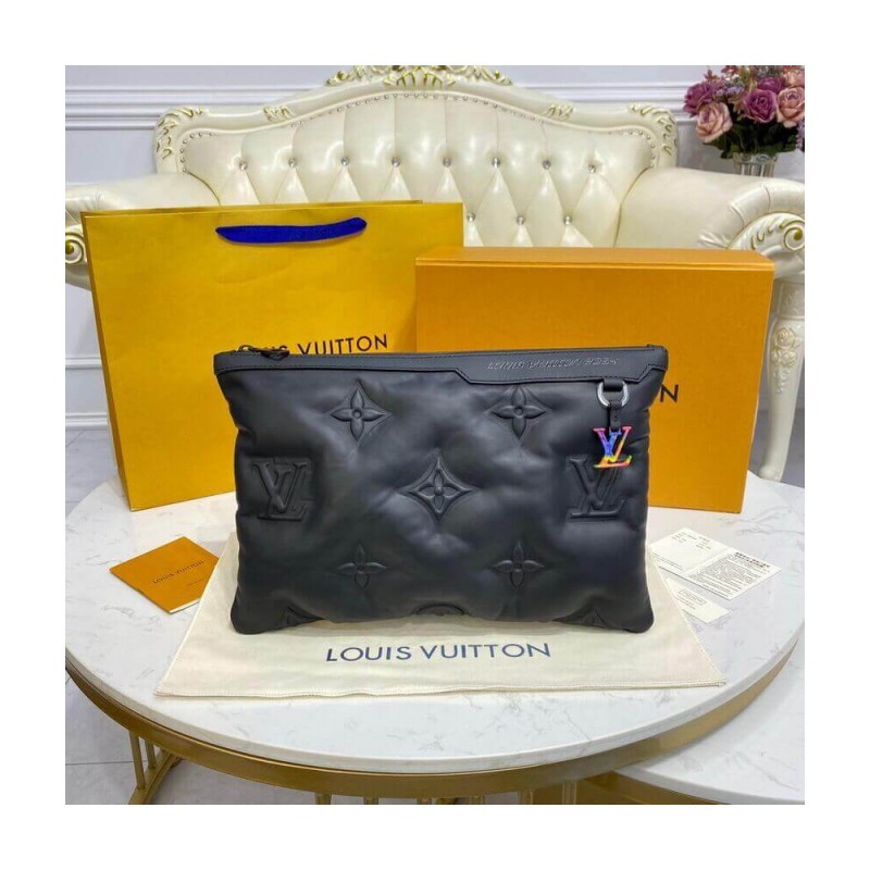 Louis Vuitton Lambskin Leather A4 Pouch M68775