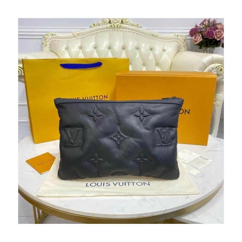 Louis Vuitton Lambskin Leather A4 Pouch M68775