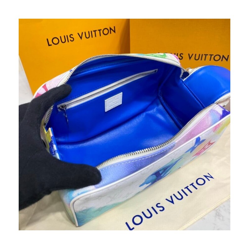 Louis Vuitton Monogram Watercolor Multico Dopp Kit M80500