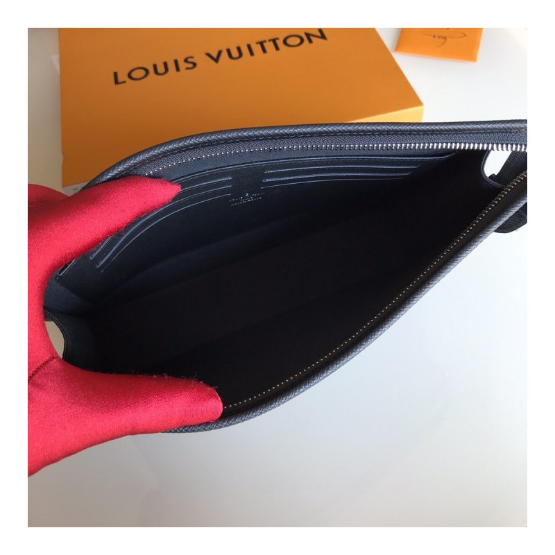 Louis Vuitton Taiga Leather Pochette Voyage M30395 M30397 M30399