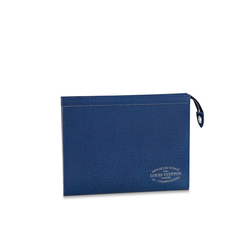 Louis Vuitton Taiga Leather Pochette Voyage M30395 M30397 M30399