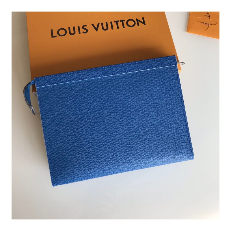 Louis Vuitton Taiga Leather Pochette Voyage M30395 M30397 M30399
