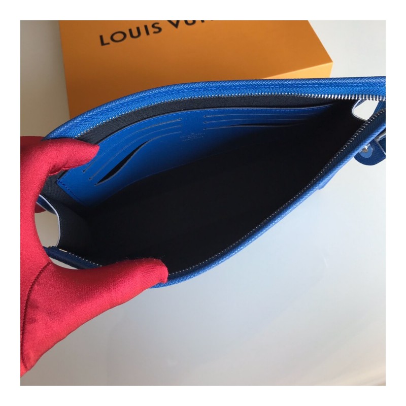 Louis Vuitton Taiga Leather Pochette Voyage M30395 M30397 M30399