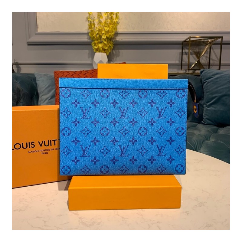 Louis Vuitton Taiga Leather Pochette Voyage MM M30575F