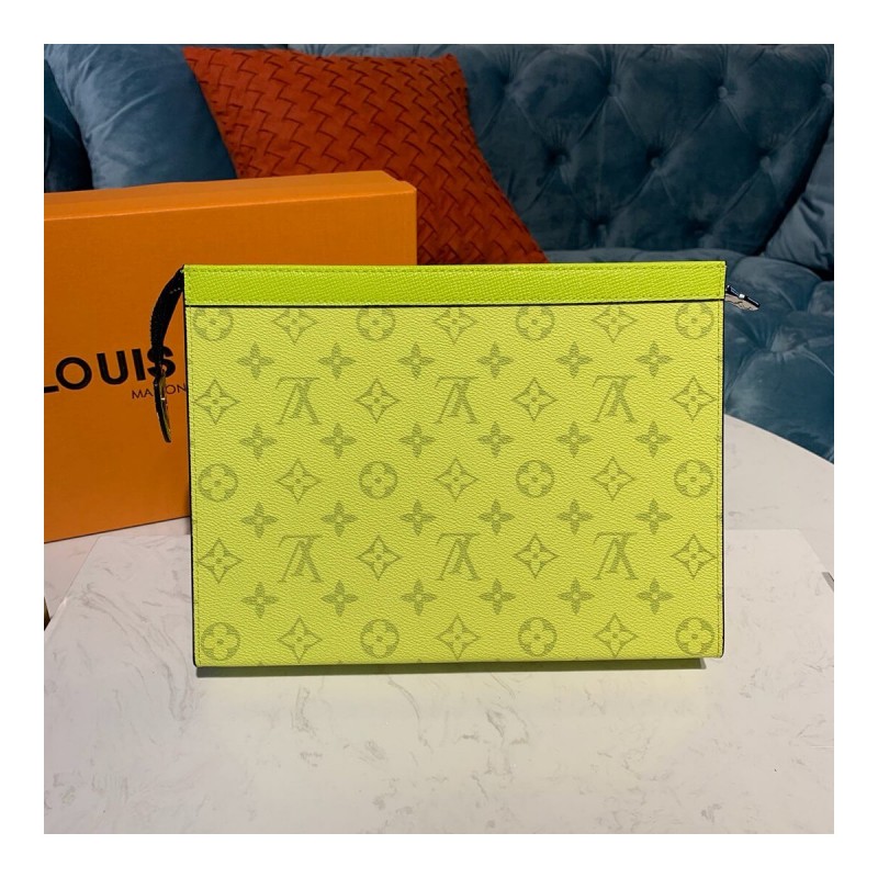 Louis Vuitton Taiga Leather Pochette Voyage MM M30575F