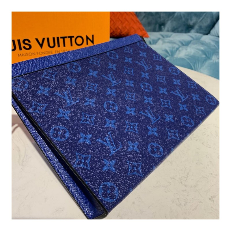 Louis Vuitton Taiga Leather Pochette Voyage MM M30575F