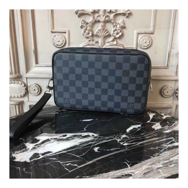 Louis Vuitton Damier Graphite Canvas Kasai Clutch N41664