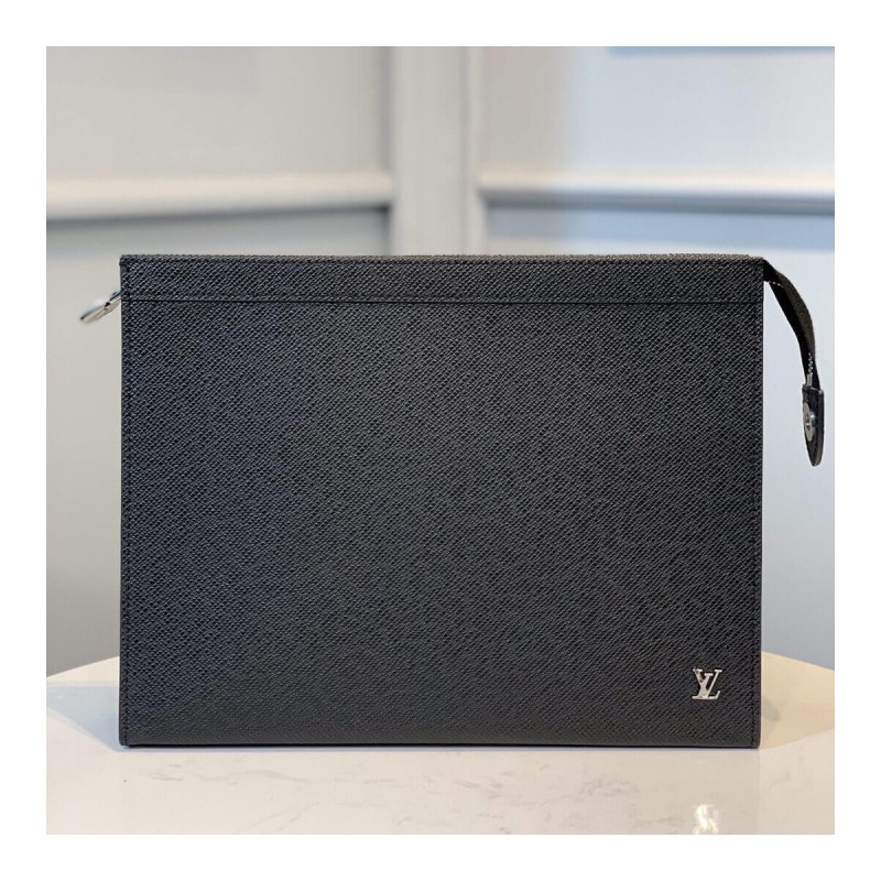 Louis Vuitton Taiga Leather Pochette Voyage M30450