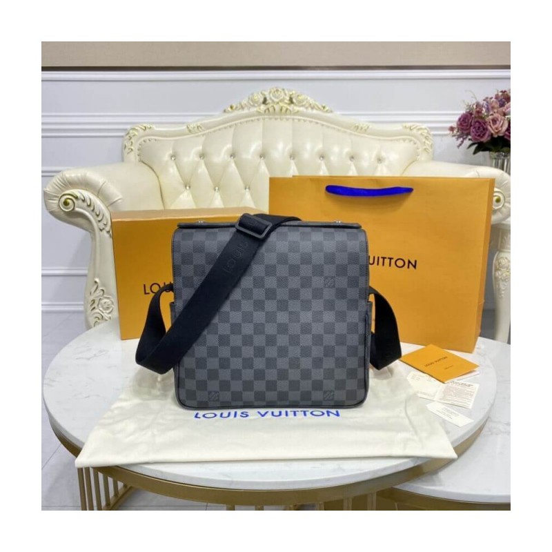 Louis Vuitton Damier Graphite Naviglio Messenger Bag N45255