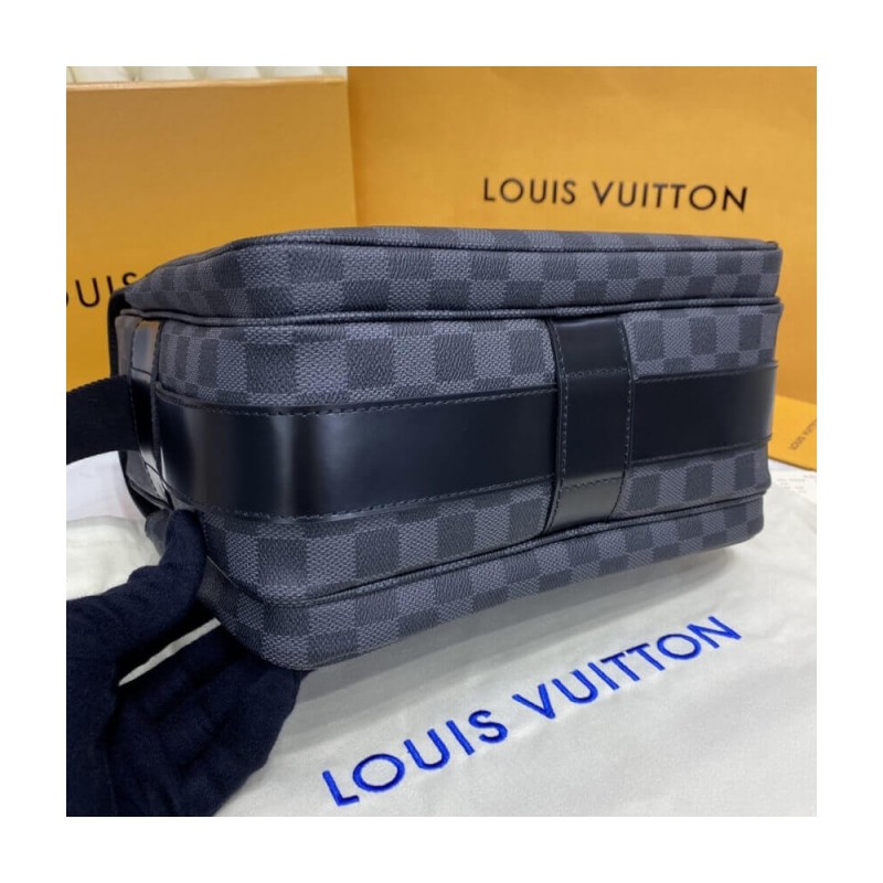 Louis Vuitton Damier Graphite Naviglio Messenger Bag N45255
