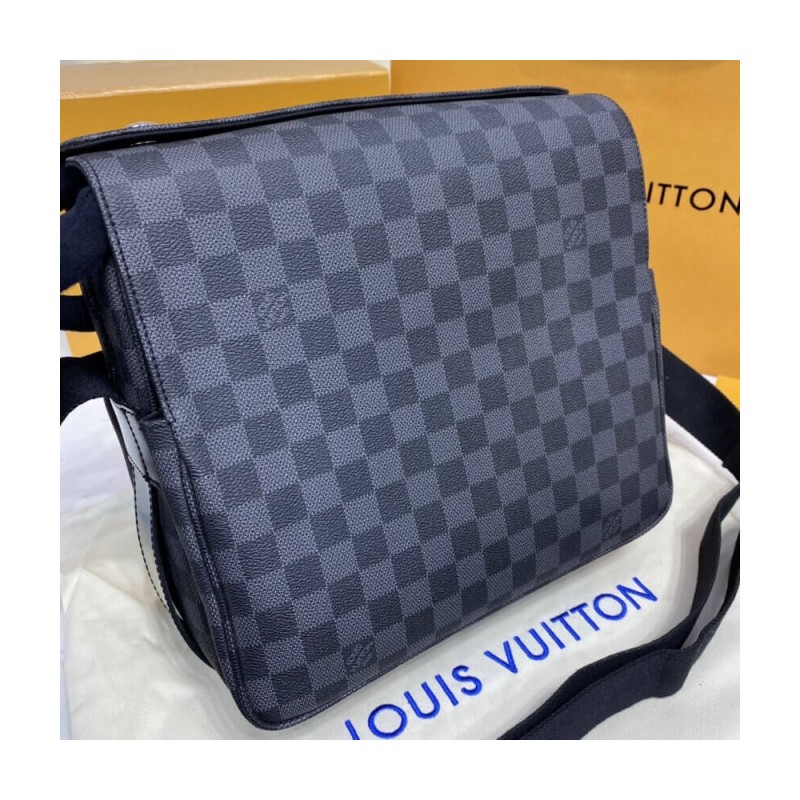 Louis Vuitton Damier Graphite Naviglio Messenger Bag N45255