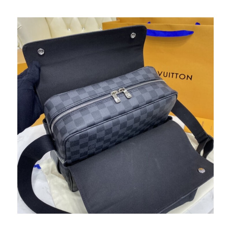 Louis Vuitton Damier Graphite Naviglio Messenger Bag N45255