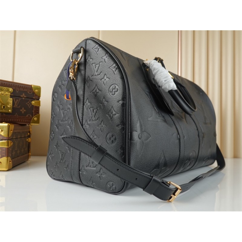 Louis Vuitton Keepall Bandouliere 45 Monogram Empreinte  Leather M45532