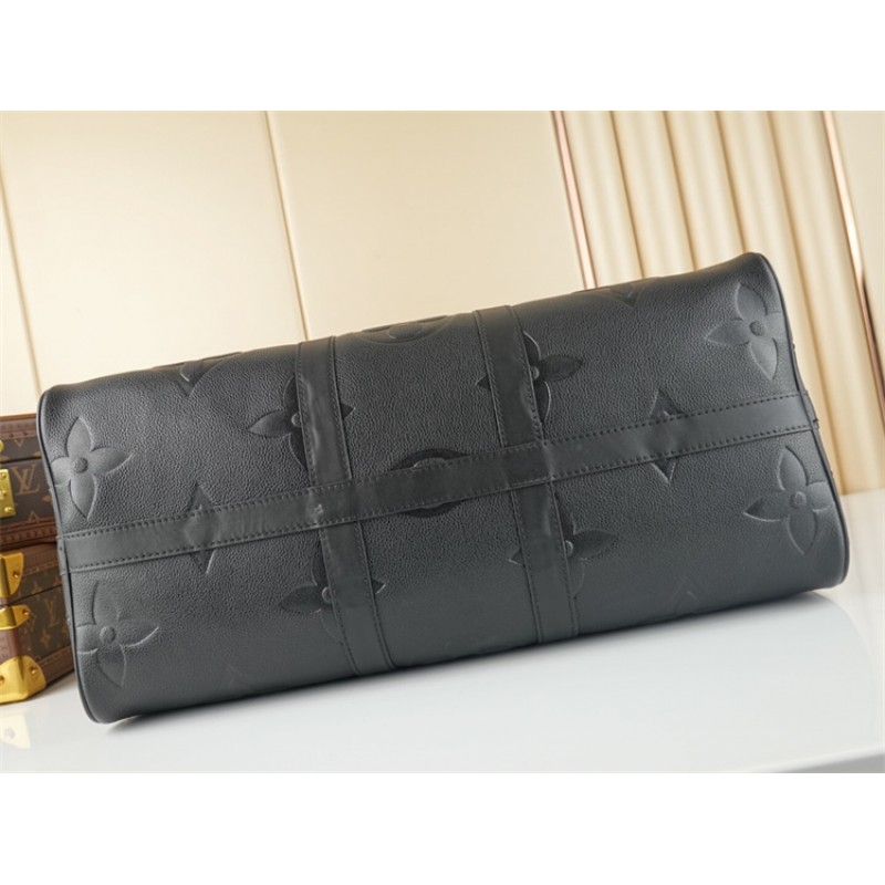 Louis Vuitton Keepall Bandouliere 45 Monogram Empreinte  Leather M45532