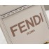 Fendi Mini Sunshine Shopper in white leather
