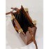 Fendi Mini Sunshine Shopper in brown leather
