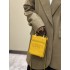 Fendi Mini Sunshine Shopper bag in yellow leather