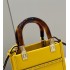 Fendi Mini Sunshine Shopper bag in yellow leather