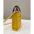 Fendi Mini Sunshine Shopper bag in yellow leather