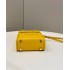 Fendi Mini Sunshine Shopper bag in yellow leather