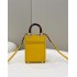 Fendi Mini Sunshine Shopper bag in yellow leather