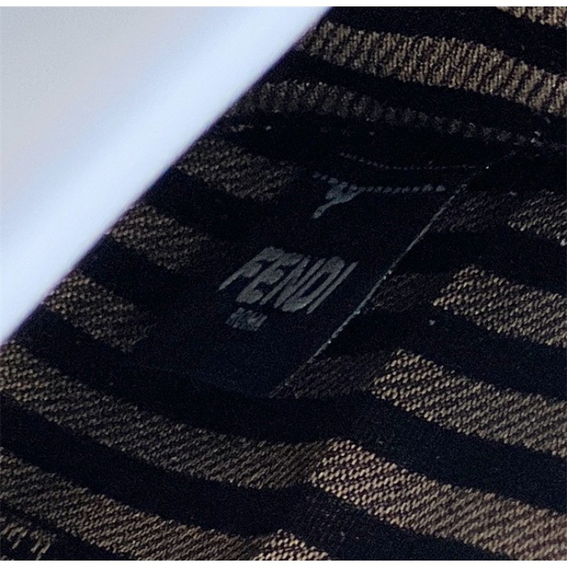 Fendi Mini Sunshine Shopper bag in light blue leather