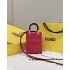 Fendi Mini Sunshine Shopper bag in pink leather