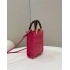 Fendi Mini Sunshine Shopper bag in pink leather