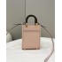 Fendi Mini Sunshine Shopper bag in pale pink leather