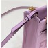 Fendi Mini Sunshine Shopper bag in purple leather