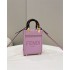 Fendi Mini Sunshine Shopper bag in purple leather