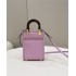 Fendi Mini Sunshine Shopper bag in purple leather