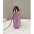 Fendi Mini Sunshine Shopper bag in purple leather