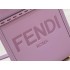 Fendi Mini Sunshine Shopper bag in purple leather
