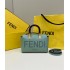 Fendi By The Way Mini Small Boston bag in mint green leather 